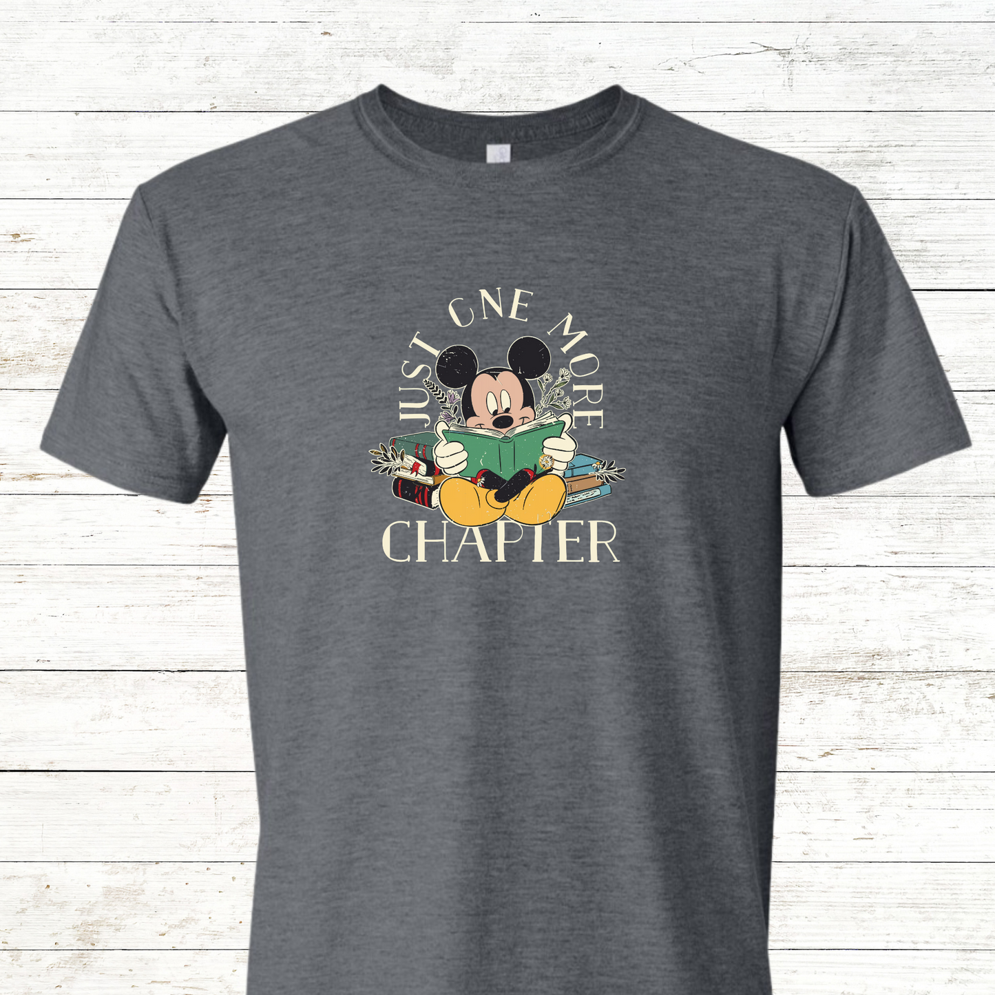 Just One More Chapter - Adult Crewneck Tee