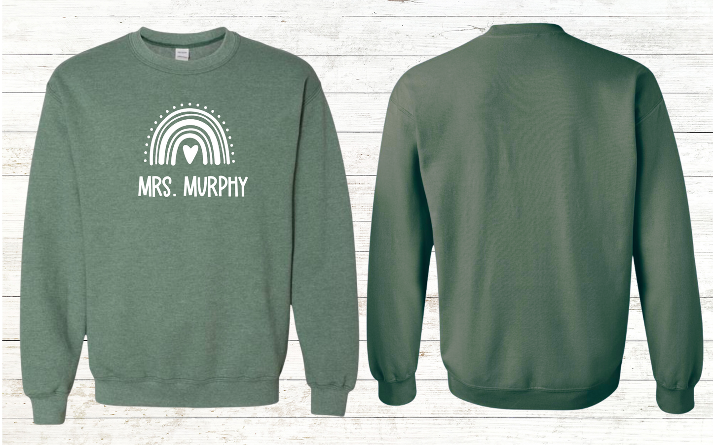 Boho Rainbow Teacher Sweatshirt - Personalized