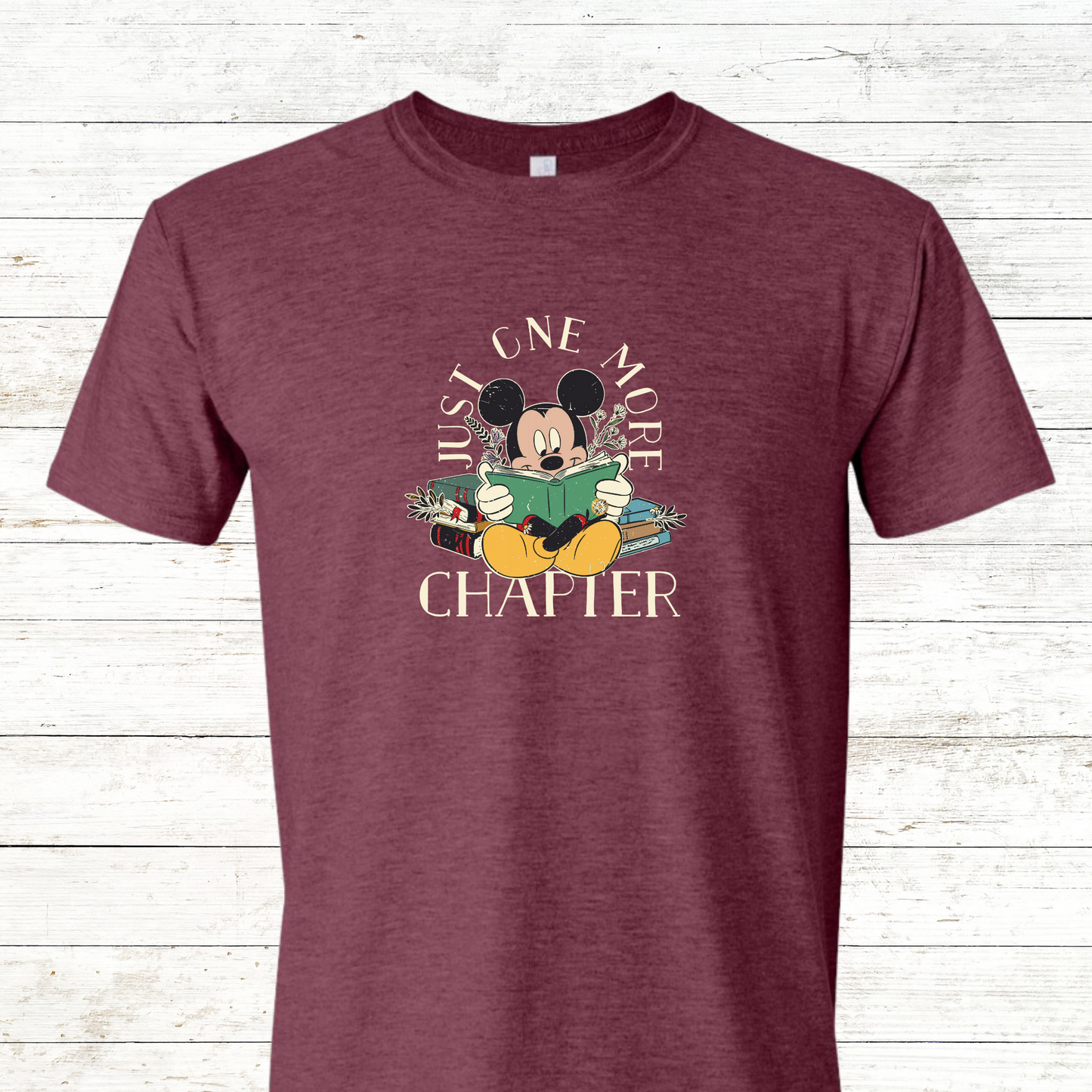 Just One More Chapter - Adult Crewneck Tee