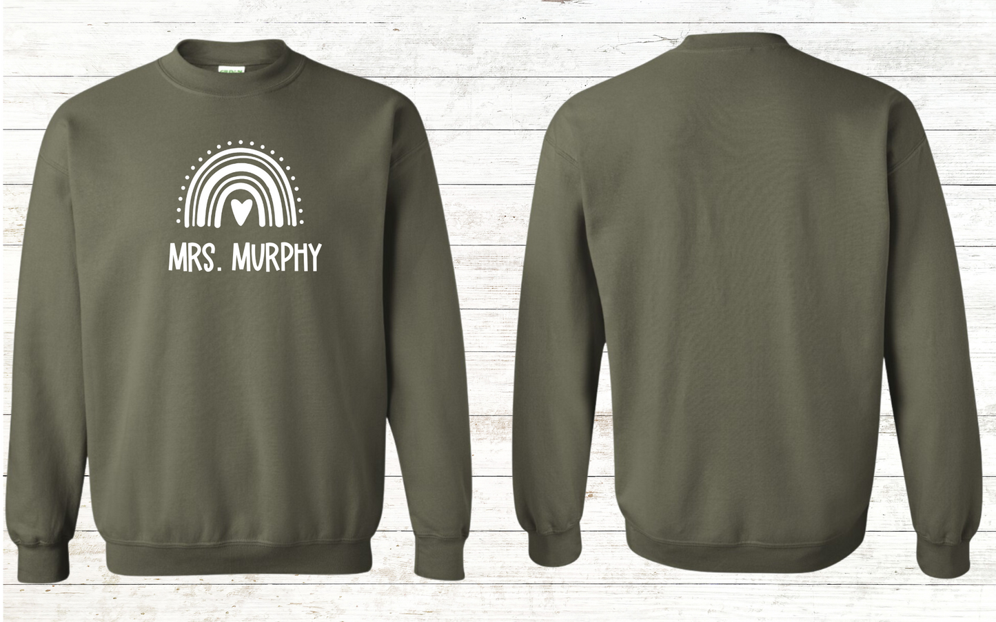 Boho Rainbow Teacher Sweatshirt - Personalized
