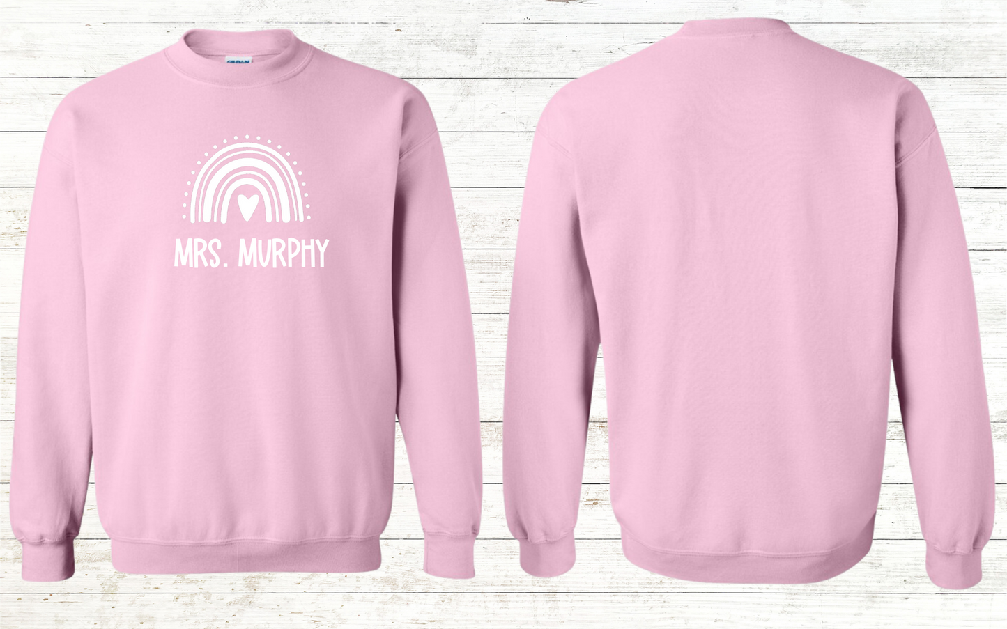 Boho Rainbow Teacher Sweatshirt - Personalized
