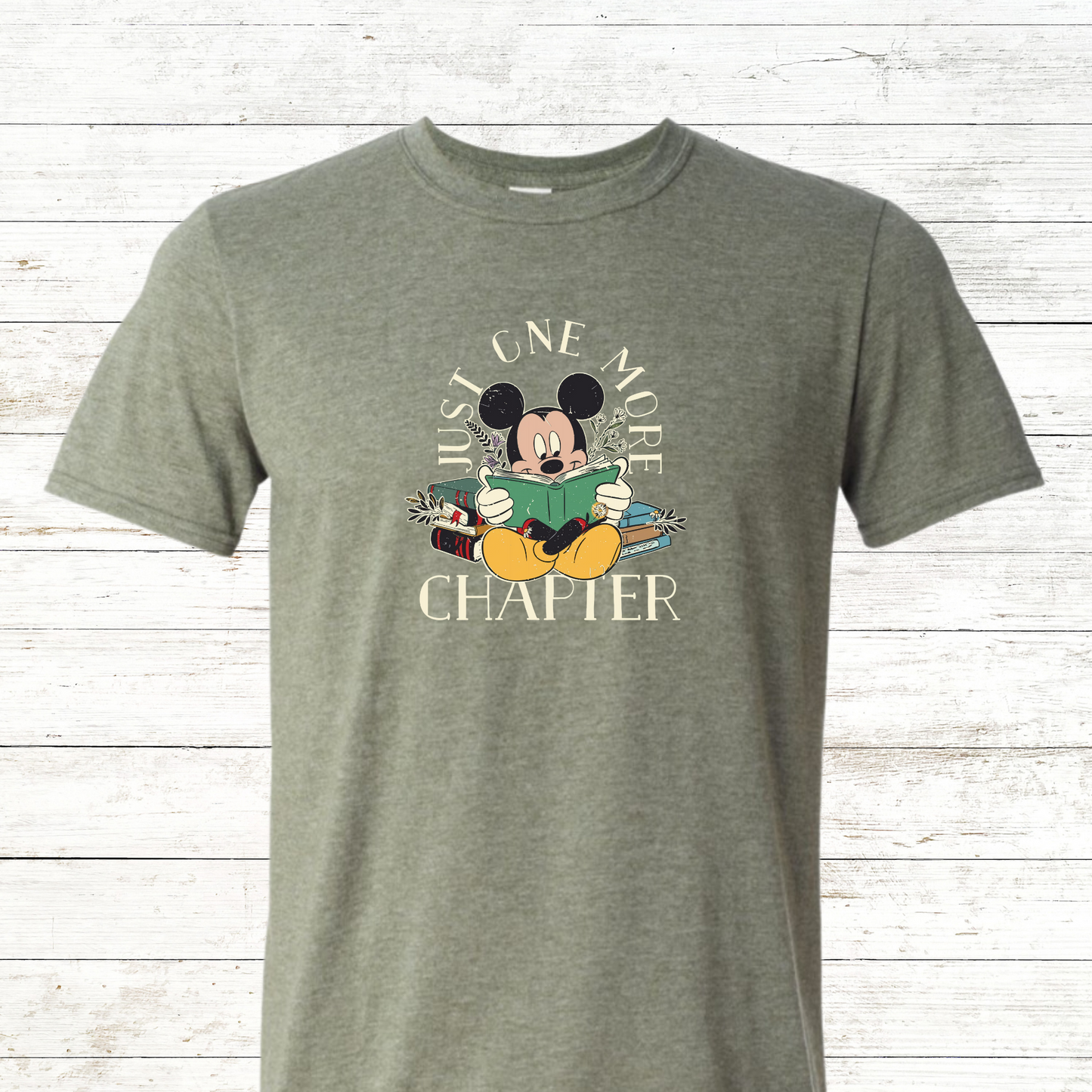 Just One More Chapter - Adult Crewneck Tee