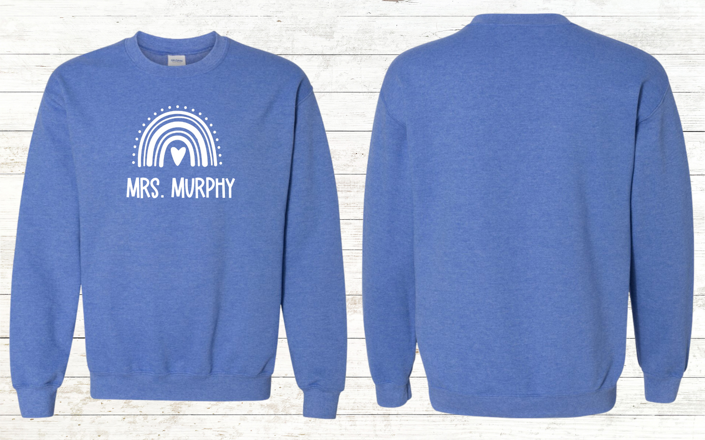 Boho Rainbow Teacher Sweatshirt - Personalized