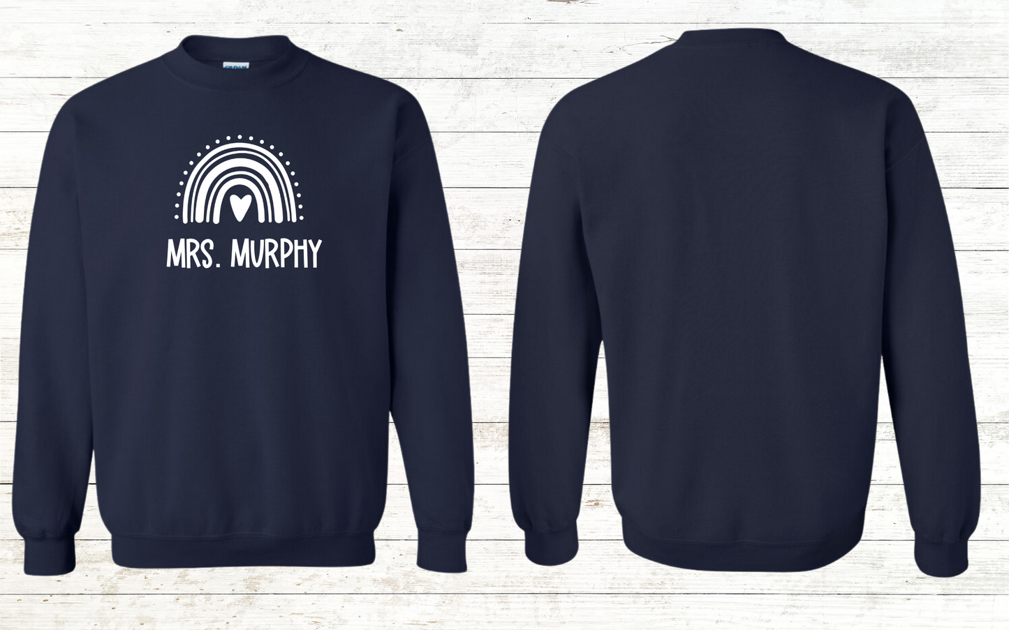 Boho Rainbow Teacher Sweatshirt - Personalized