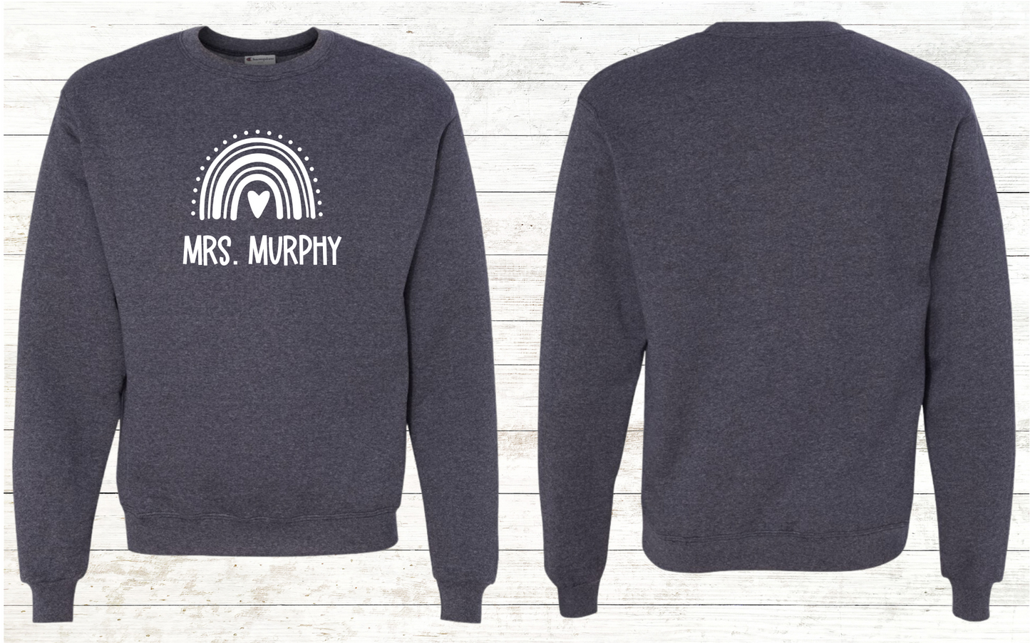 Boho Rainbow Teacher Sweatshirt - Personalized