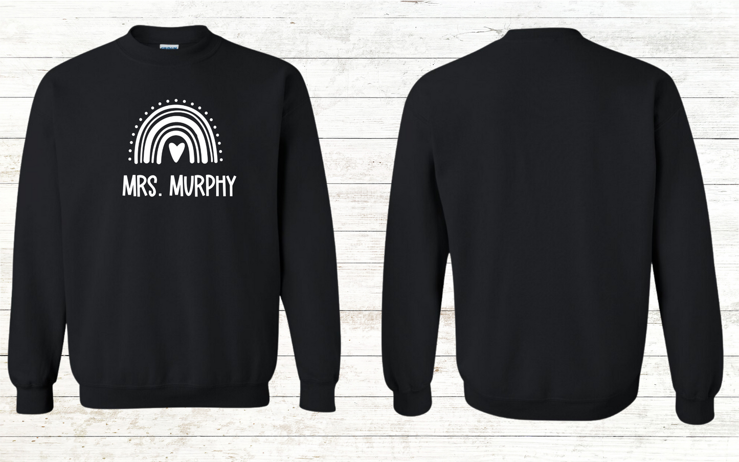 Boho Rainbow Teacher Sweatshirt - Personalized