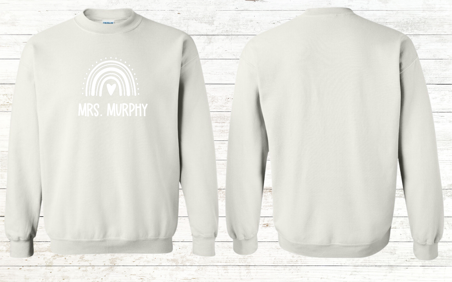 Boho Rainbow Teacher Sweatshirt - Personalized