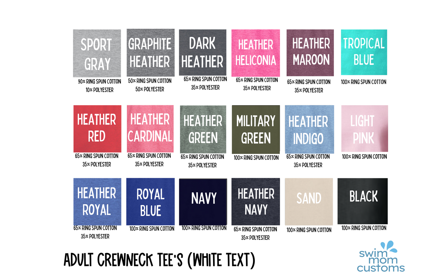 My Favorite Swimmers Call Me Grandma Adult Crewneck Tee