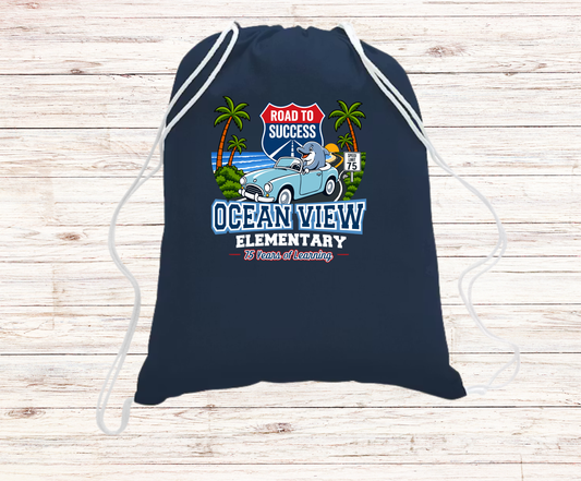 Ocean View Drawstring Bag 2026-27