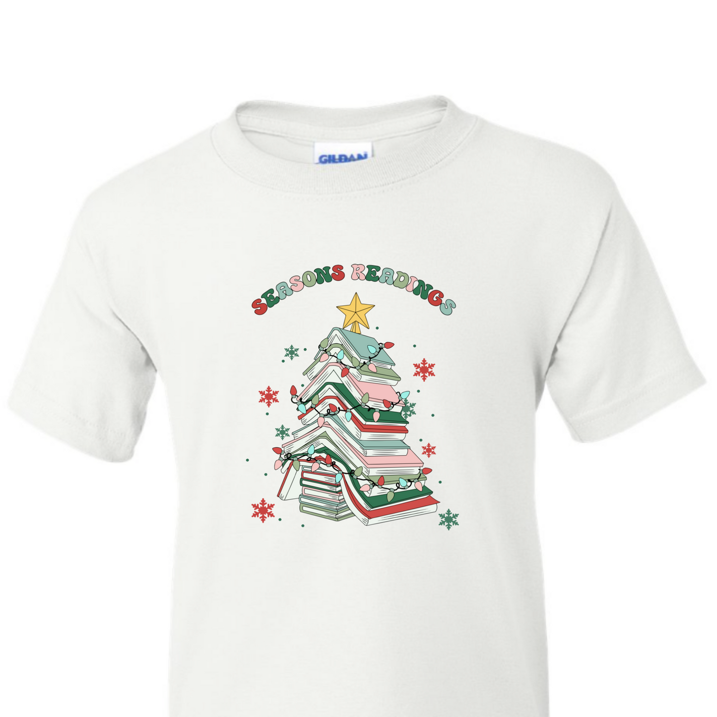 Seasons Reading - Christmas Teacher / Adult Sweatshirt - Back Personalization Option