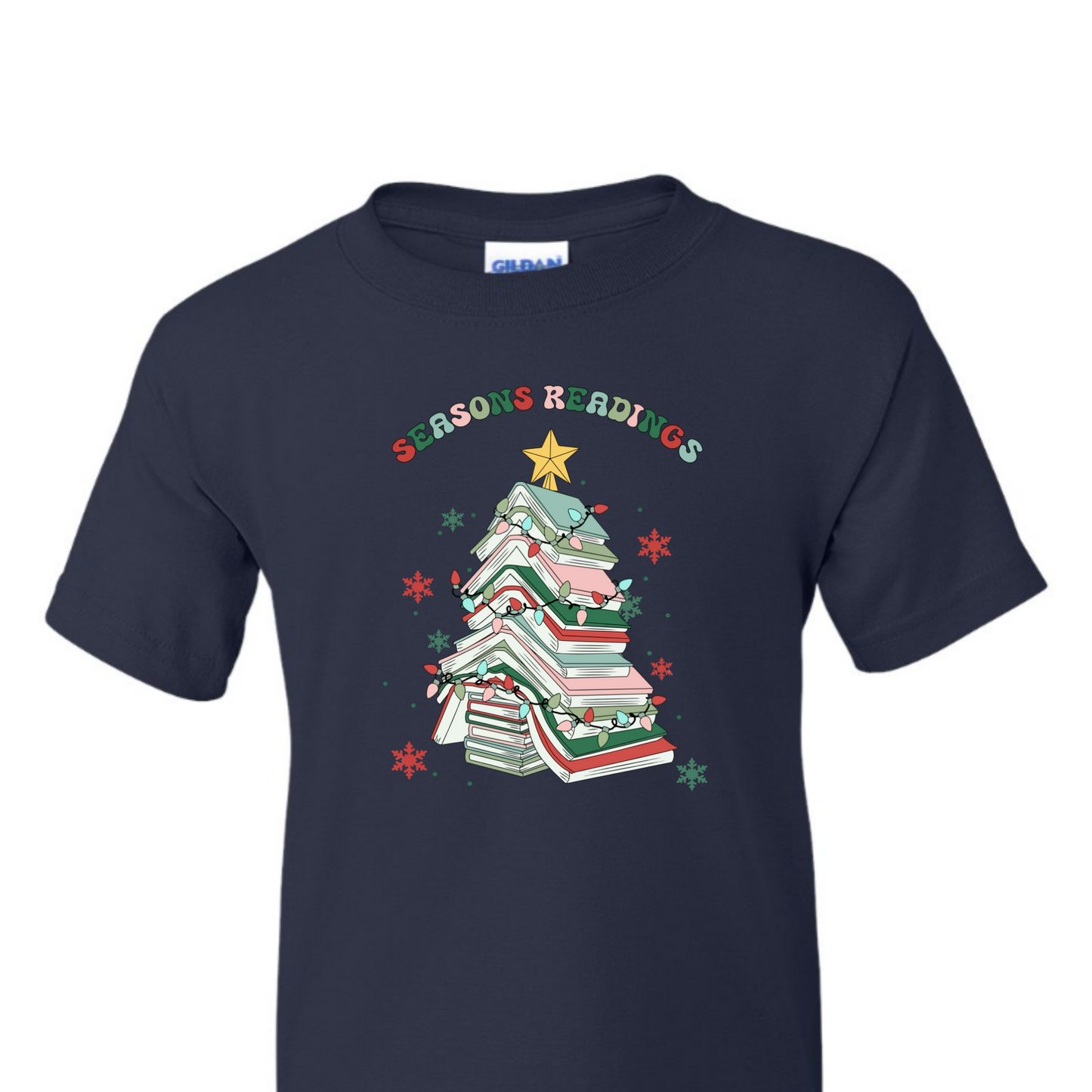 Seasons Reading - Christmas Teacher / Adult Sweatshirt - Back Personalization Option