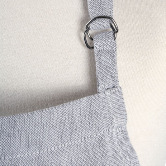Boho Rainbow Teacher Apron Chambray Colors with Front Pocket - Personalized