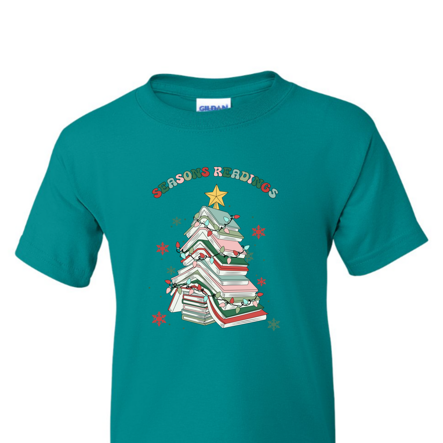 Seasons Reading - Christmas Teacher / Adult Sweatshirt - Back Personalization Option