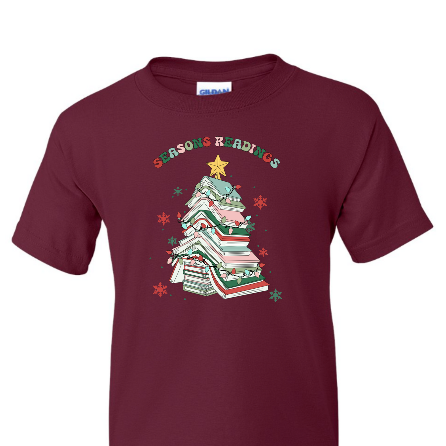 Seasons Reading - Christmas Teacher / Adult Sweatshirt - Back Personalization Option