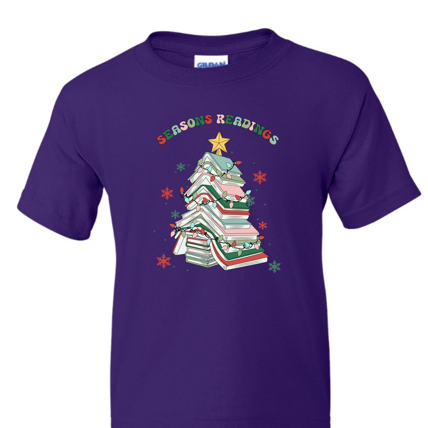 Seasons Reading - Christmas Teacher / Adult Sweatshirt - Back Personalization Option