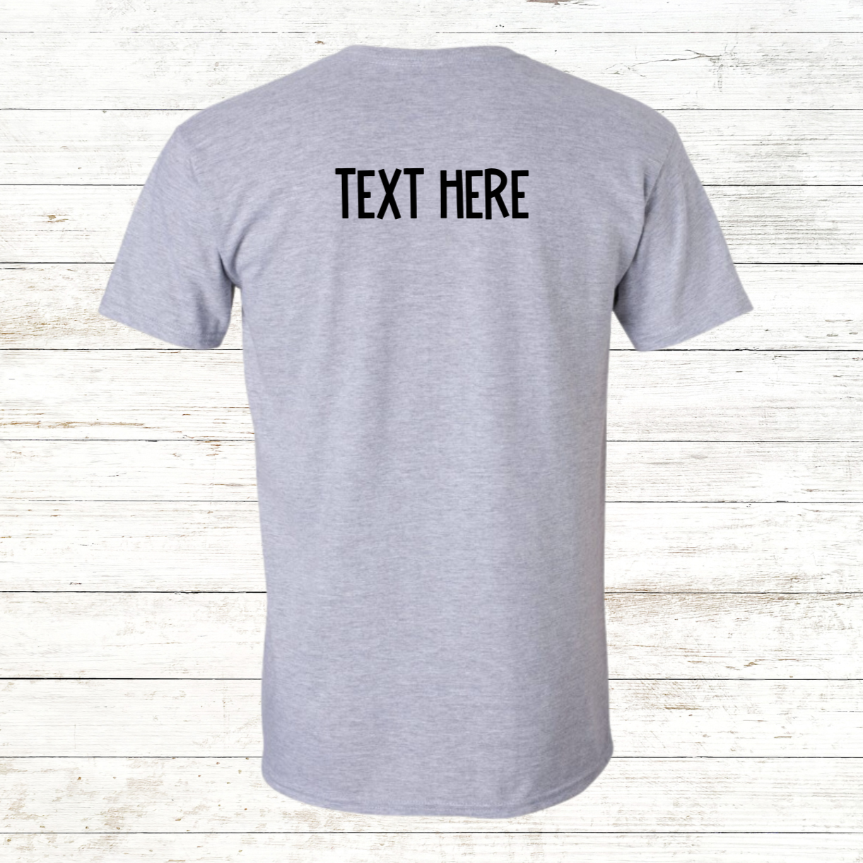 Swim Dad - Black Text - Adult Crewneck Tee
