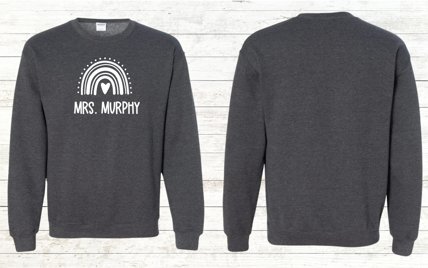 Boho Rainbow Teacher Sweatshirt - Personalized