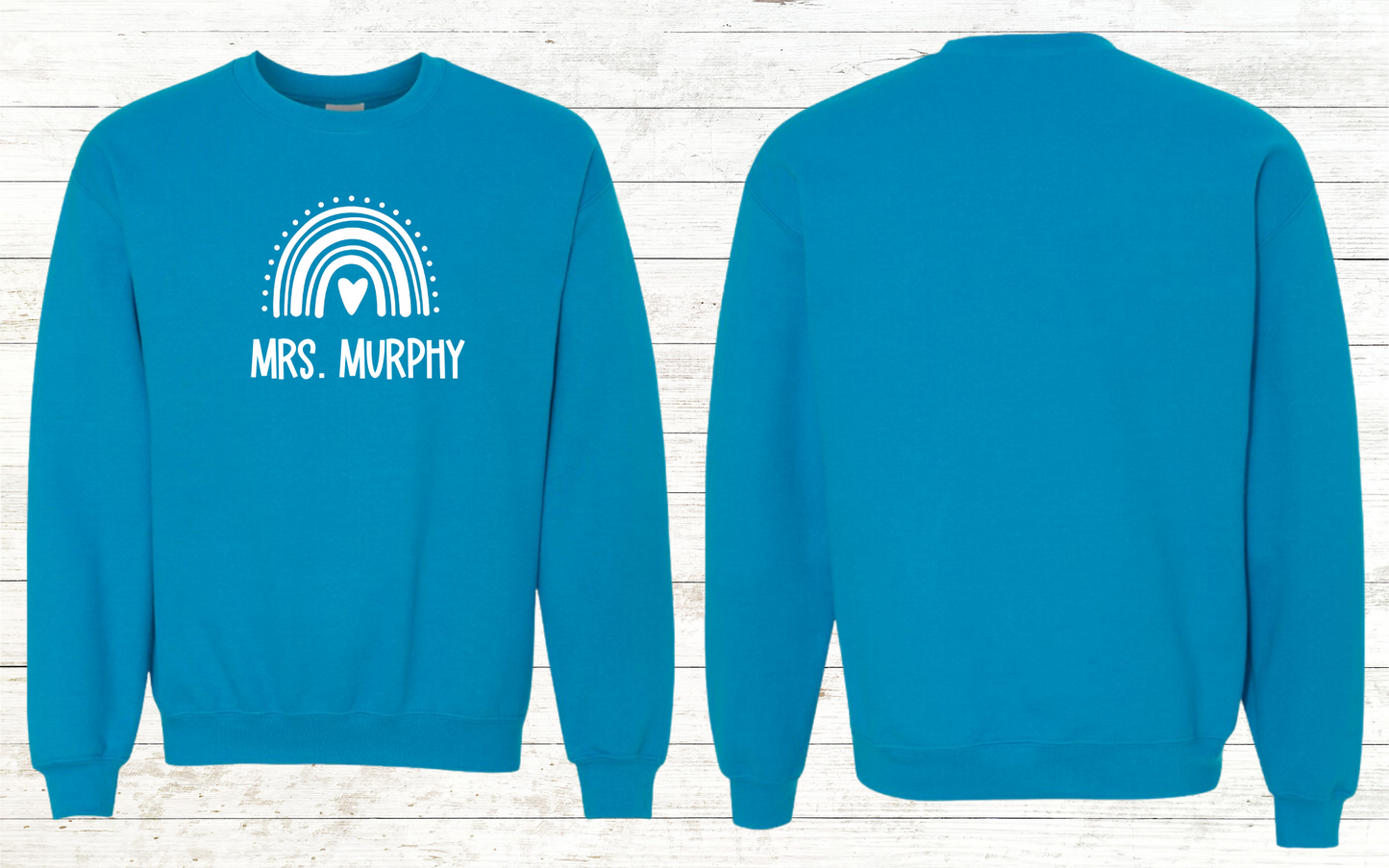 Boho Rainbow Teacher Sweatshirt - Personalized