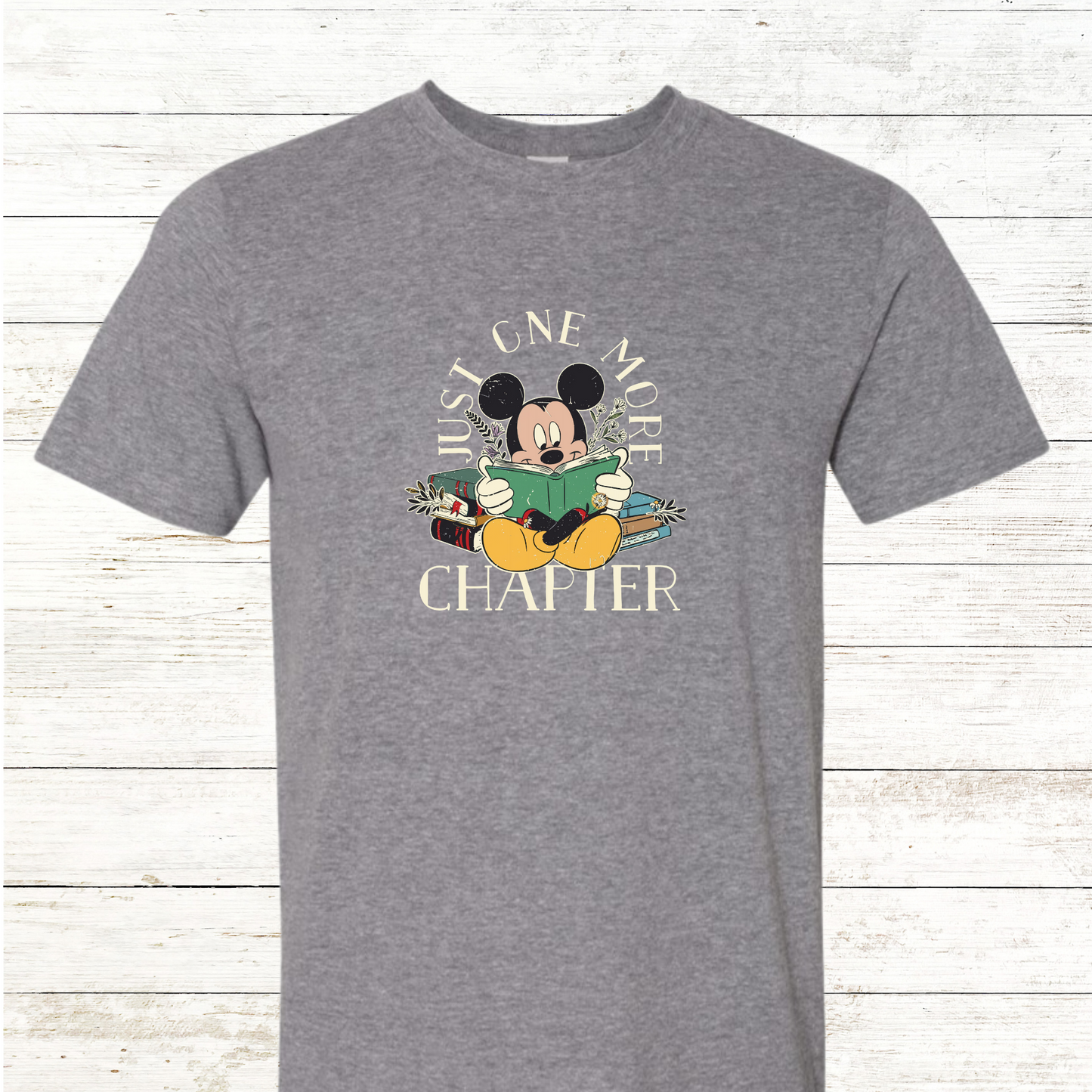 Just One More Chapter - Adult Crewneck Tee