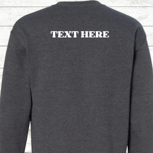 On the pool deck is where I spend most of my days - Swimmer Sweatshirt - Personalized