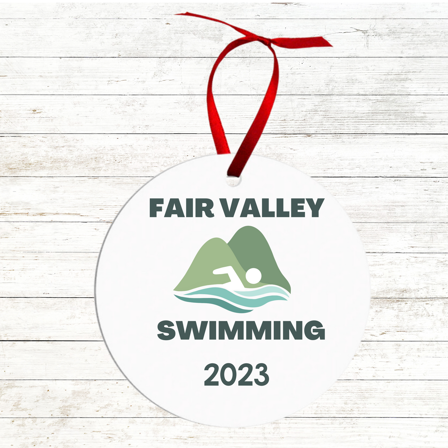 Swim Team Christmas Ornament - Fair Valley