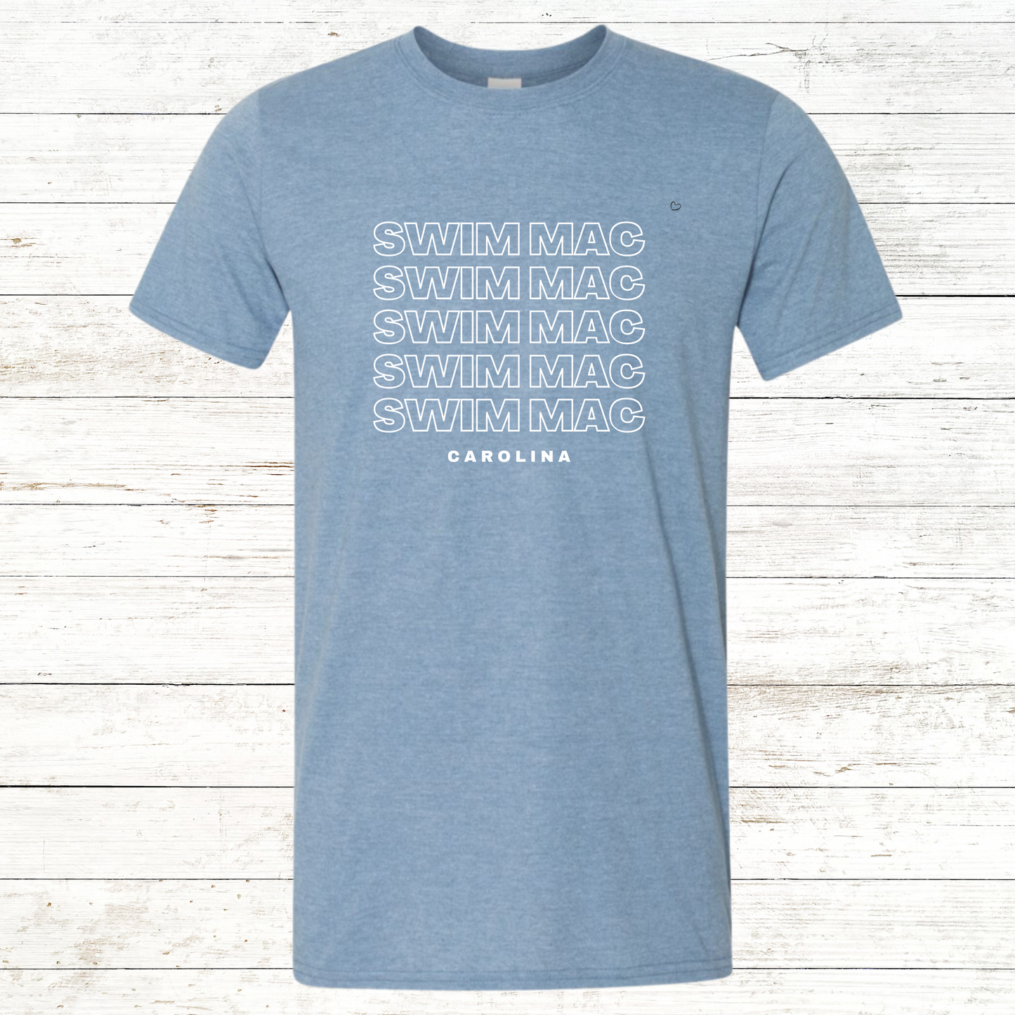 Swim Mac Carolina - Adult Swimmer Crewneck Tee
