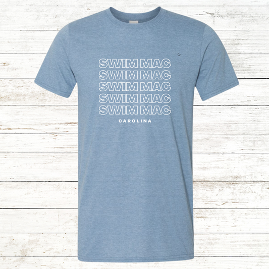Swim Mac Carolina - Adult Swimmer Crewneck Tee