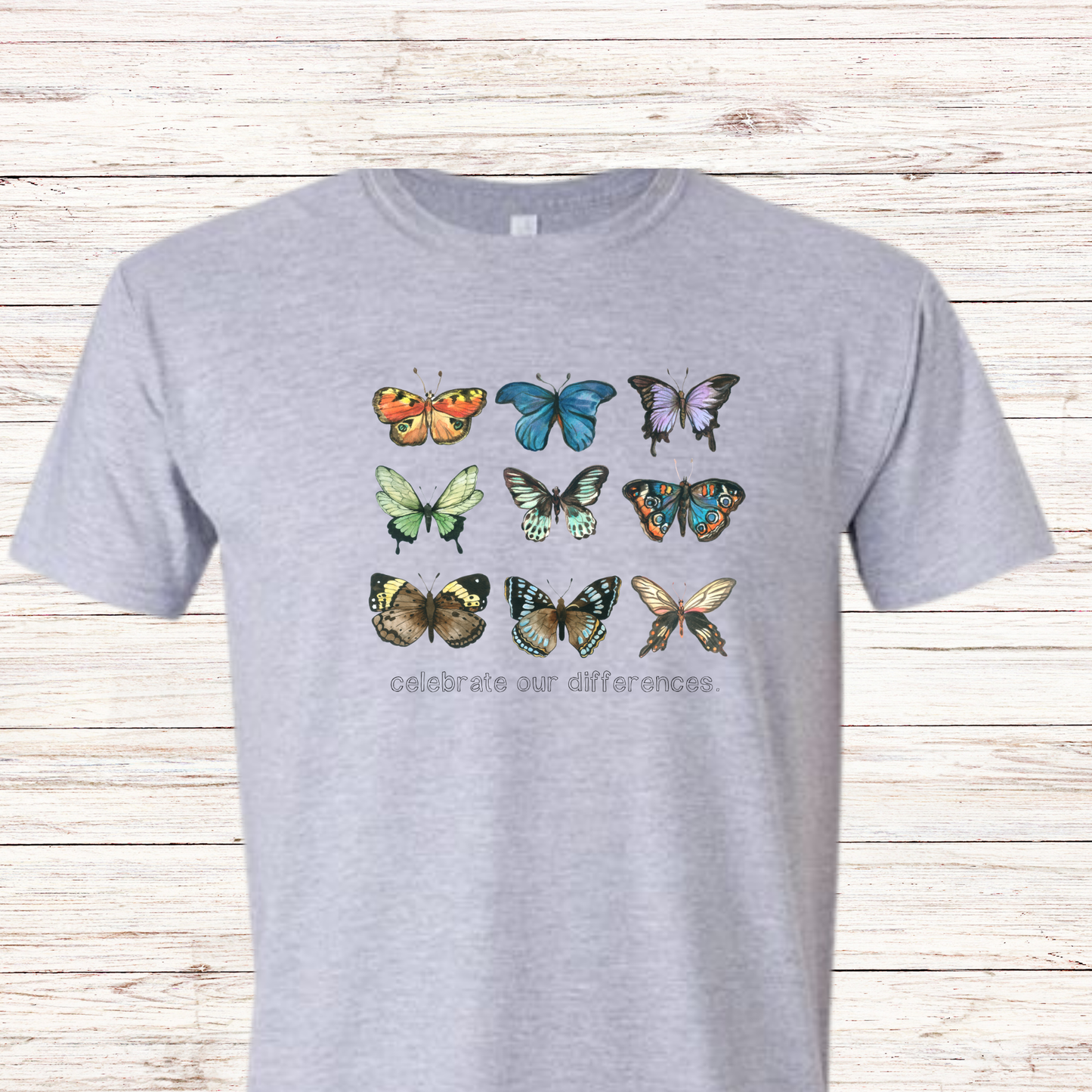 Celebrate our Differences Butterfly Shirt