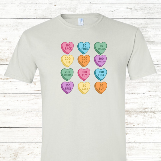 Conversation Heart Swimmer Valentine Events