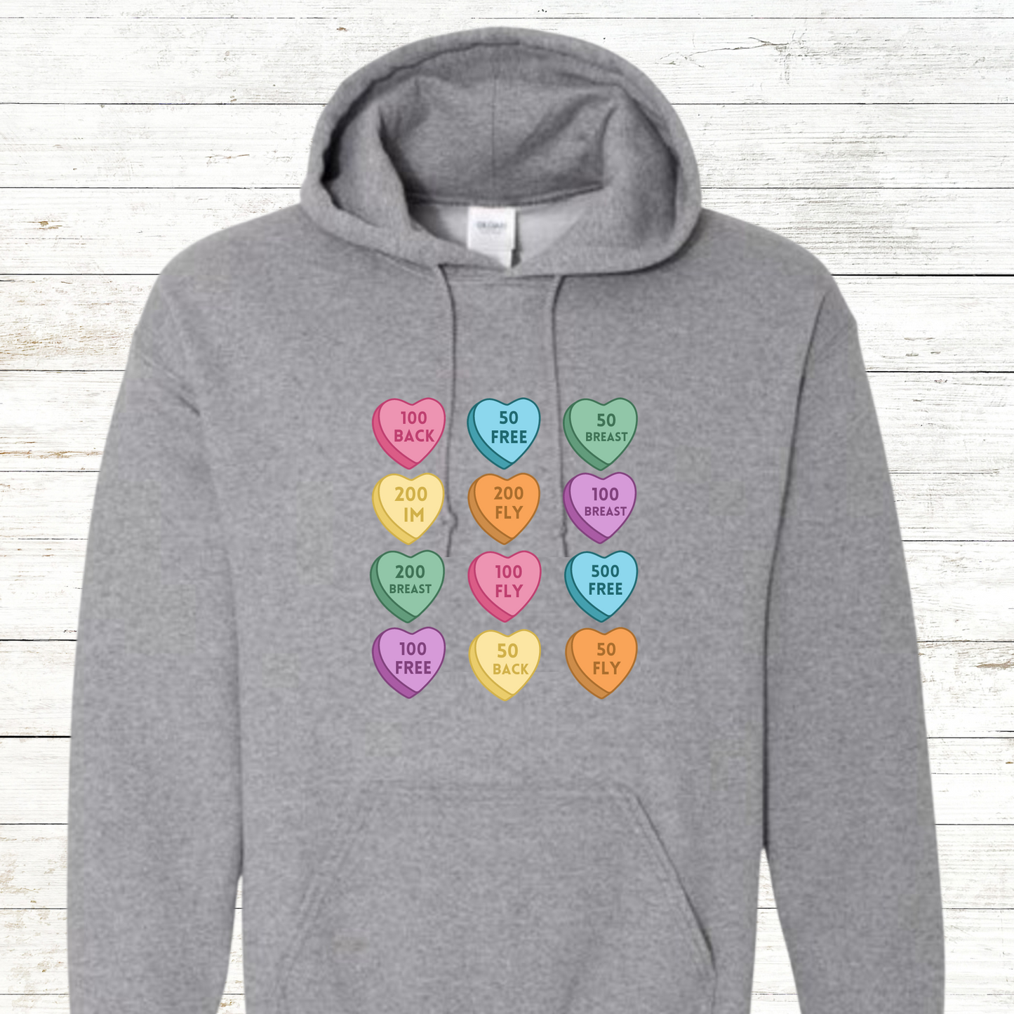 Conversation Heart Swimmer Valentine Events