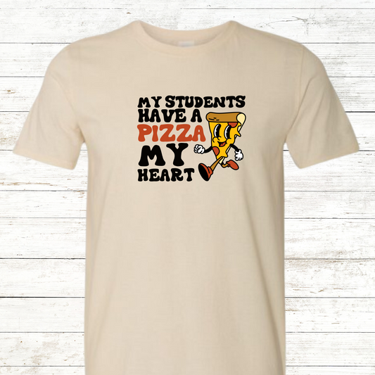 My students have a pizza my heart