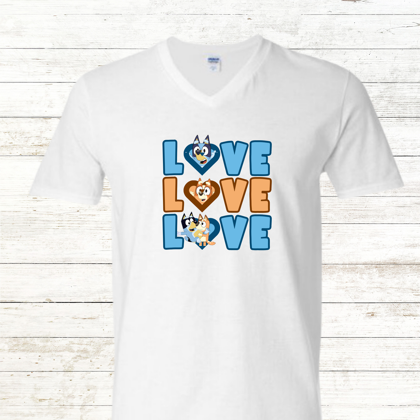Blue Dog Valentine Love