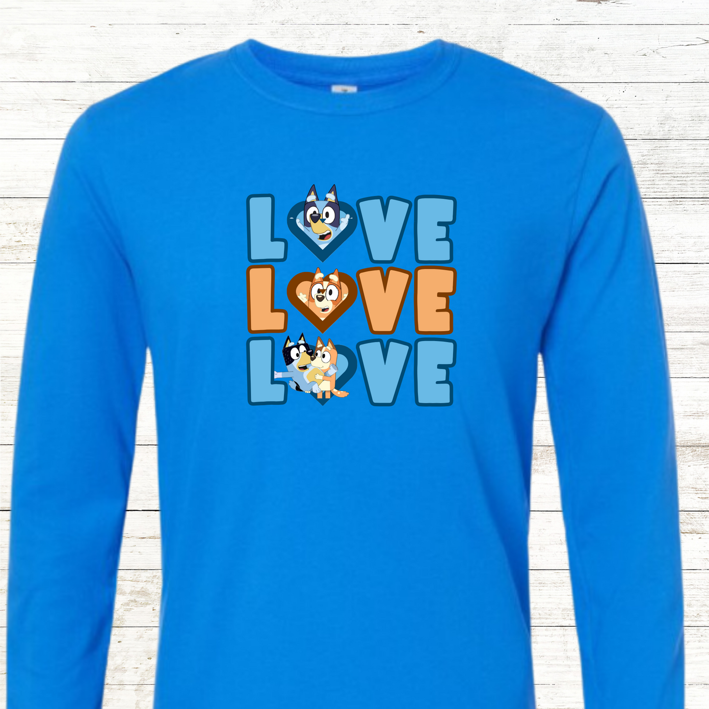 Blue Dog Valentine Love
