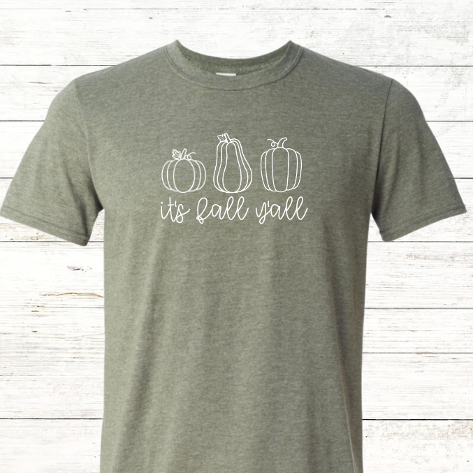 It's Fall Y'all Adult Crewneck Tee
