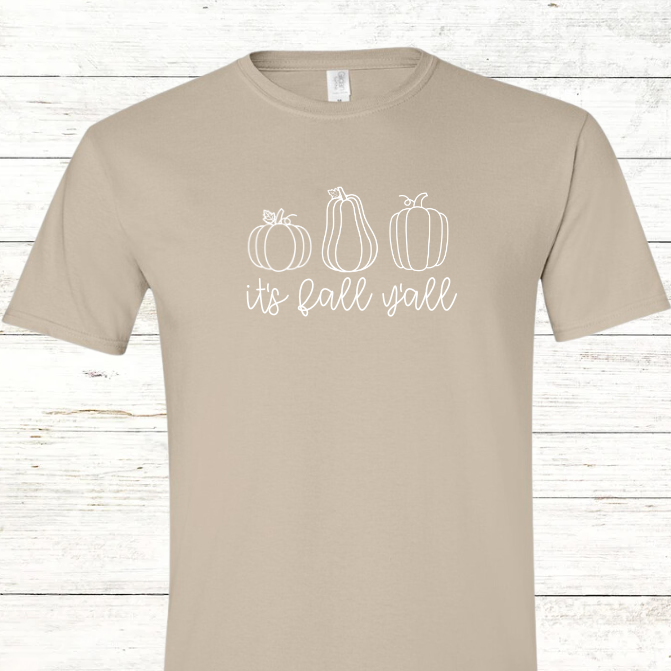 It's Fall Y'all Adult Crewneck Tee