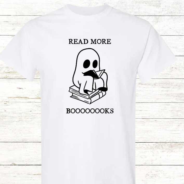 Read More Boooooooks - Adult Crewneck Halloween Tee