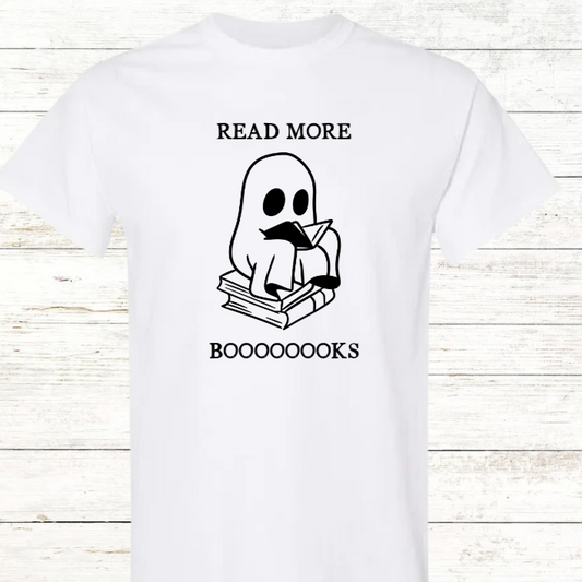 Read More Boooooooks - Adult Crewneck Halloween Tee
