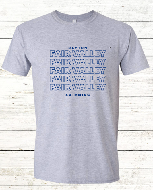 Fair Valley - Adult Swimmer Crewneck Tee