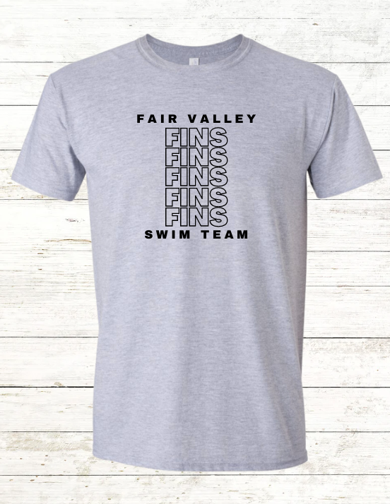 Fair Valley Fins - Adult Swimmer Crewneck Tee