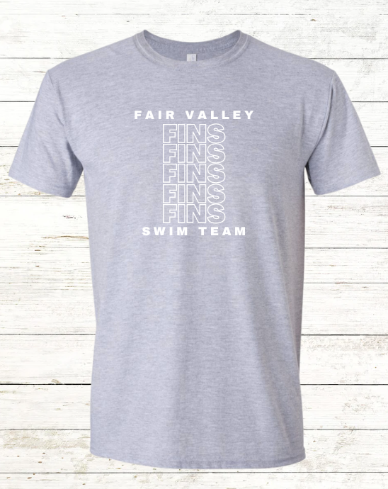 Fair Valley Fins - Adult Swimmer Crewneck Tee