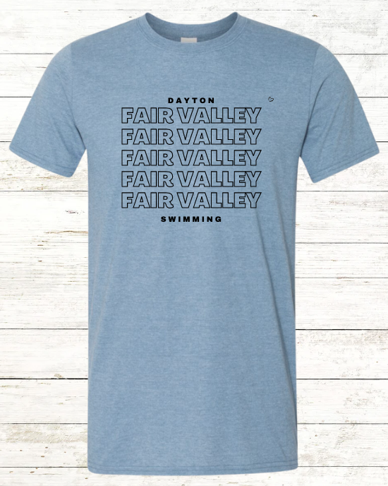 Fair Valley - Adult Swimmer Crewneck Tee