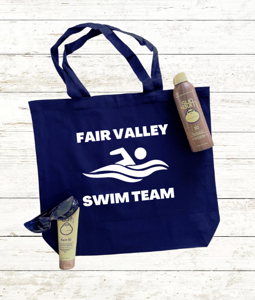 Fair Valley Swim Team Tote Bag - Gift Tote Bag