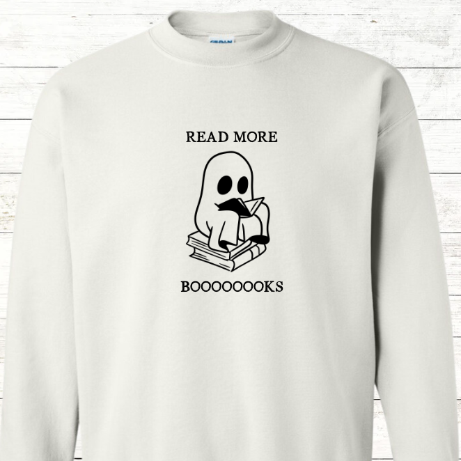 Read More Booooks Halloween Adult Sweatshirt