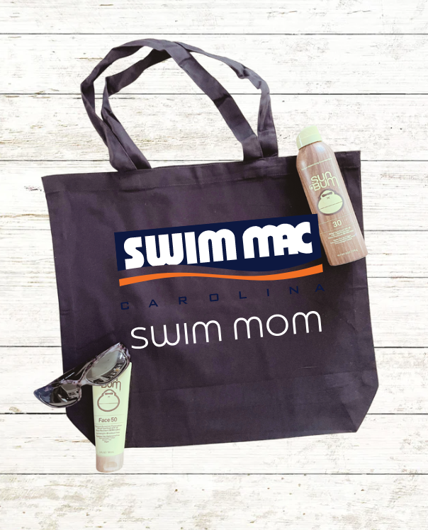 Swim Mac Swim Team Mom Tote Bag