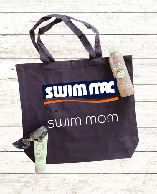 Swim Mac Swim Team Mom Tote Bag