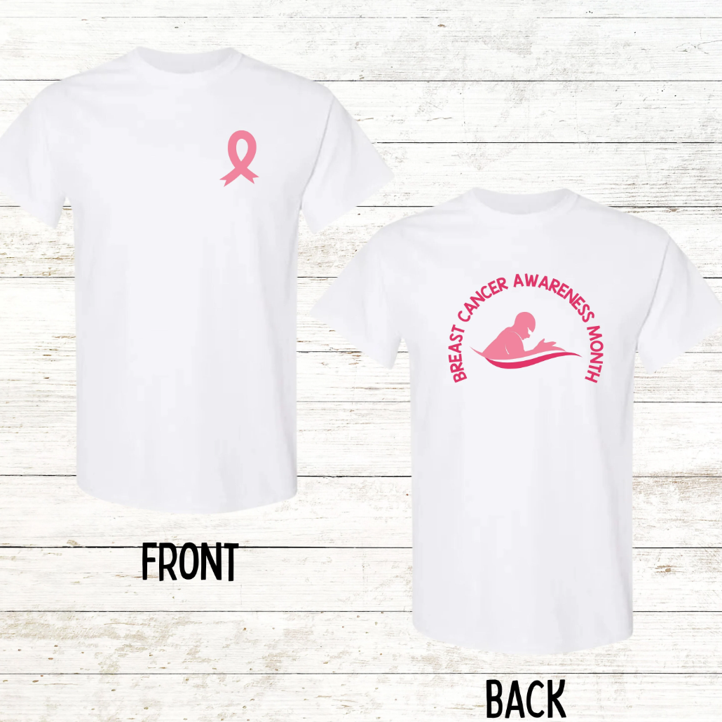 Swimmers wear pink