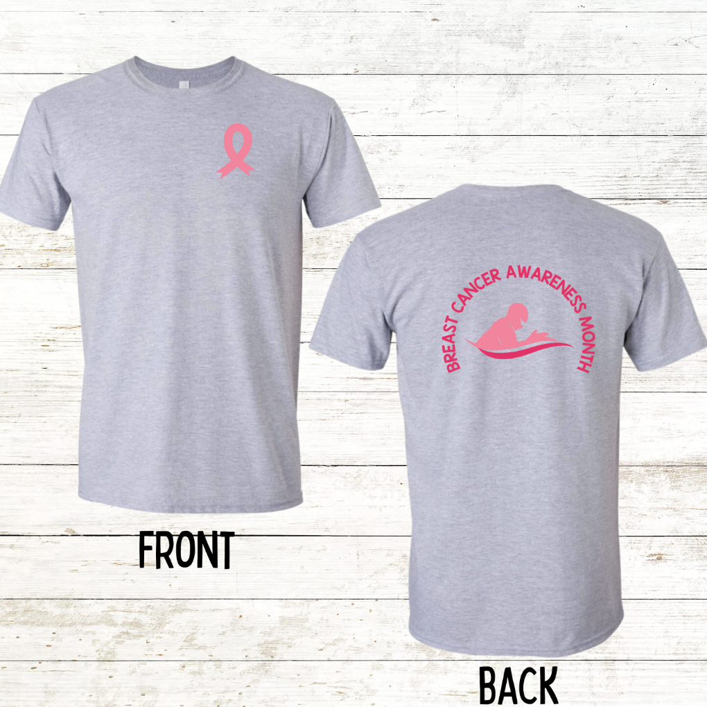 Swimmers wear pink