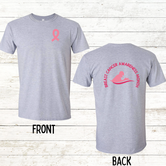 Swimmers wear pink