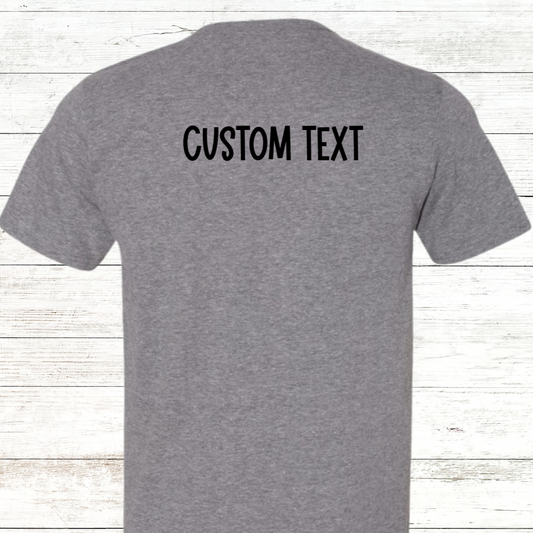 Swim Grandpa - Black Text - Adult Crewneck Tee