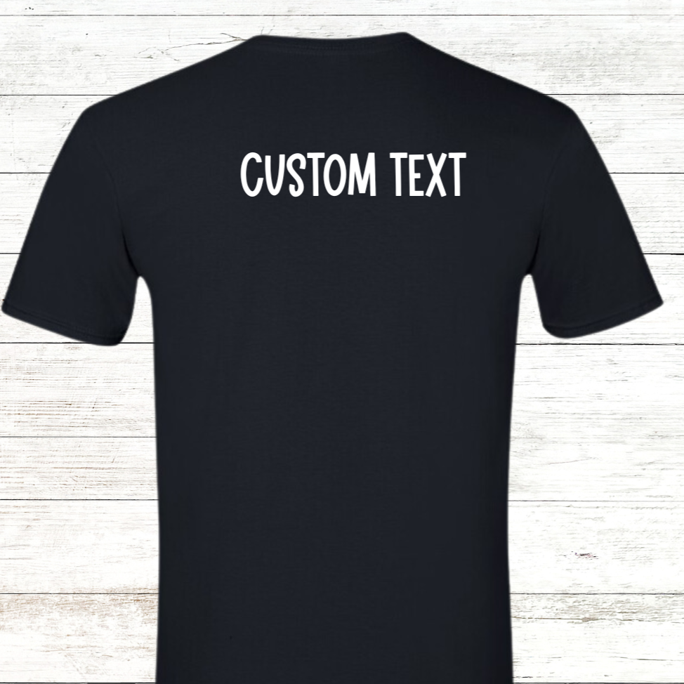 Swim Grandpa - White Text - Adult Crewneck Tee
